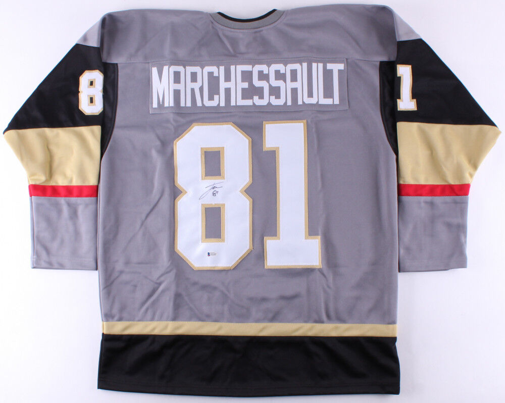 Jonathan Marchessault Signed Golden Knights Jersey /Beckett Vegas Expansion Team