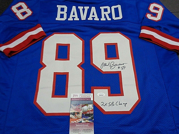 Mark Bavaro Signed New York Giants Jersey Inscrd. 2xSuper Bowl Champ –