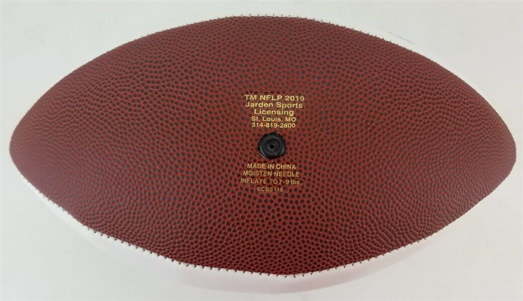 Velus Jones Jr. Signed Tennessee Volunteers Logo Football (Beckett) Chicago Bear