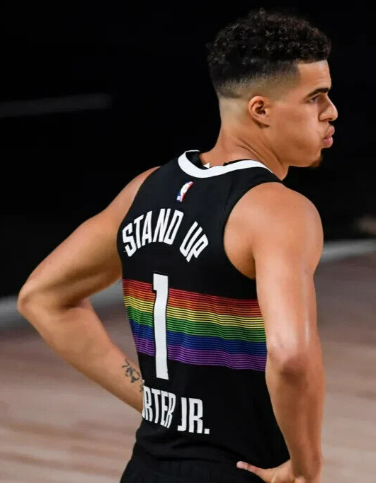 Michael Porter Jr. Signed Denver Nuggets Jersey (JSA) #14 Overall Pck 2018 Draft