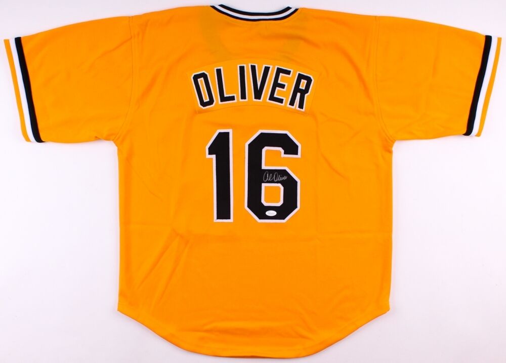 Al Oliver Signed Pirates Jersey (JSA) 7× All-Star (1972, 1975, 1976, 1980–1983)