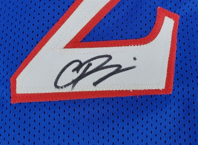 Christian Braun Signed Kansas Jayhawks (JSA COA) Denver Nuggets 2022 1st Rnd Pk