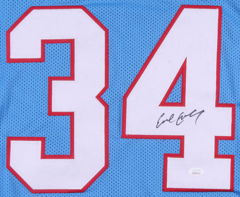 Earl Campbell Signed Houston Oilers Jersey (JSA COA) H.O.F. Running Back / Texas