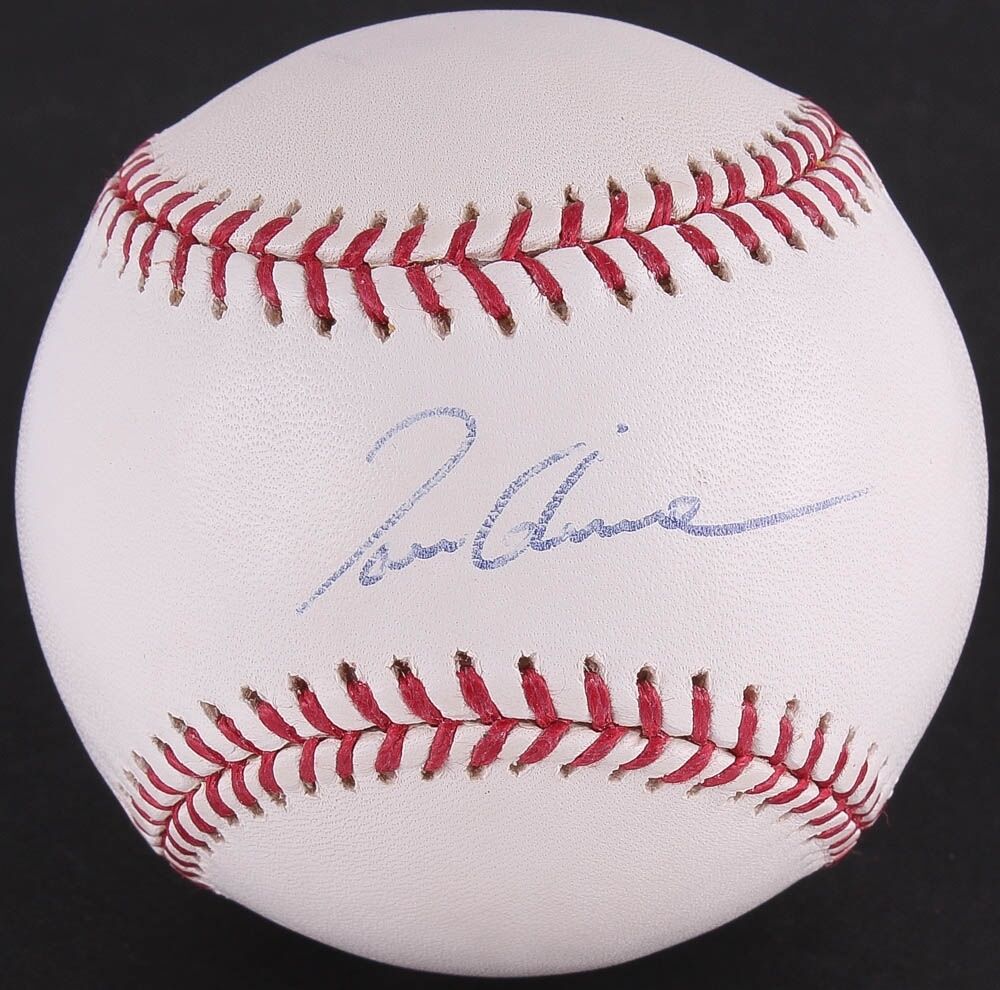 Tom Glavine Signed OML Baseball (JSA COA) 305 Wins,2,607 K's Atlanta Braves Ace