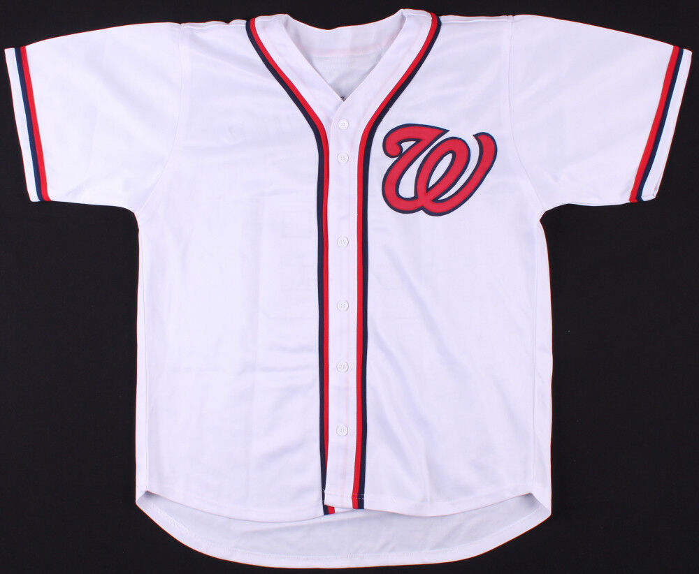 Jose Lobaton Signed Washington Nationals Jersey (PSA) Nats Catcher (2014–2017)