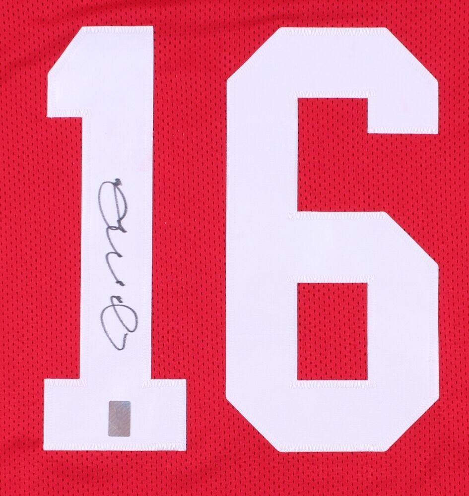 Joe Montana Signed San Francisco 49ers Jersey (GTSM Holo) 4x Super Bowl Champion
