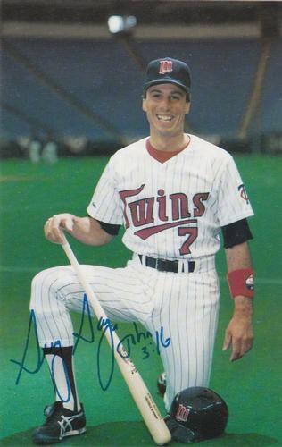 Greg Gagne Signed Minnesota Twin Jersey (Beckett) 2xWorld Series Champ 1987/1991