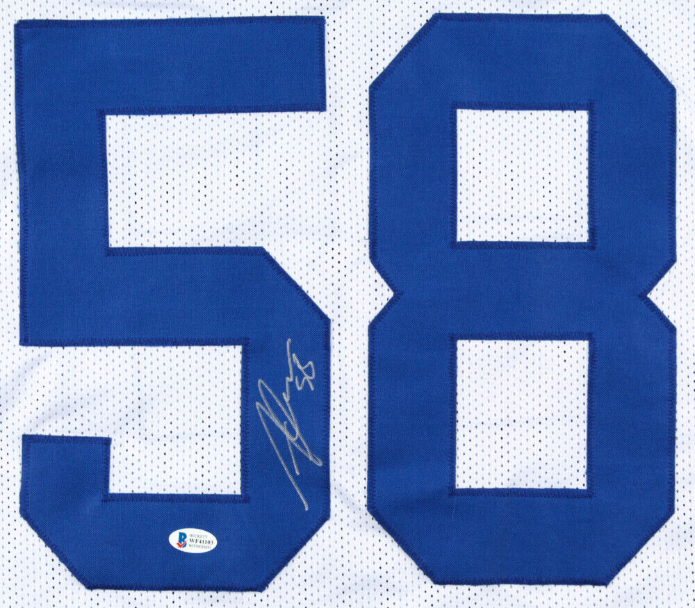 Aldon Smith Signed Dallas Cowboys Jersey (Beckett COA) 2012 Pro Bowl Linebacker