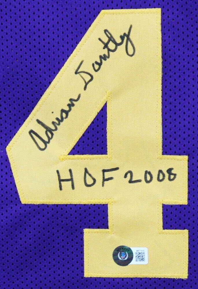 Adrian Dantley Signed Utah Jazz Jersey Inscribed "HOF 2008" (Beckett) 6xAll Star