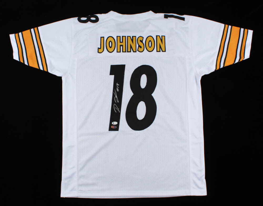 Diontae Johnson Signed Steelers Jersey (Beckett COA) Pittsburgh Wide Receiver