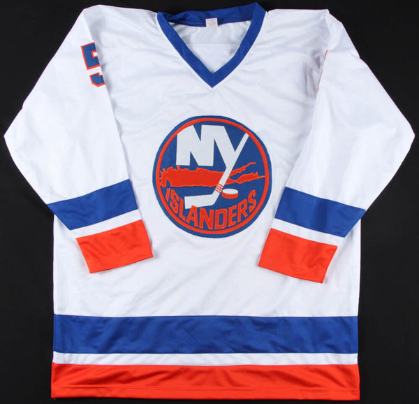 Denis Potvin Signed New York Islanders Jersey Inscribed HOF 91 (JSA –