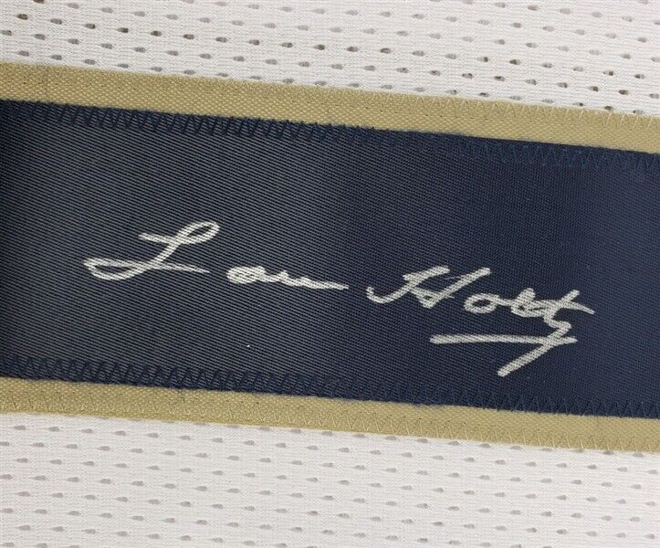 Lou Holtz Signed Fighting Irish Jersey (JSA COA) Head Coach1988 National Champs