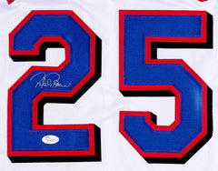 Rafael Palmeiro Signed Texas Rangers Jersey (JSA) 500 Home Run / 3000 Hits Club