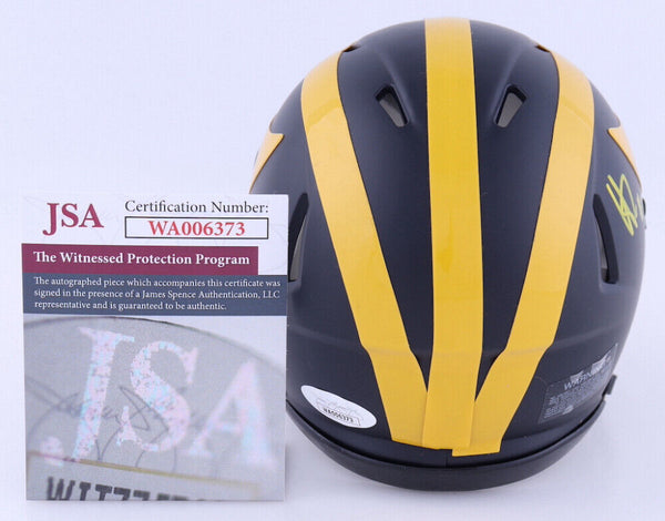 Hassan Haskins Signed Michigan Wolverines Mini-Helmet (JSA) Tennessee –  Super Sports Center