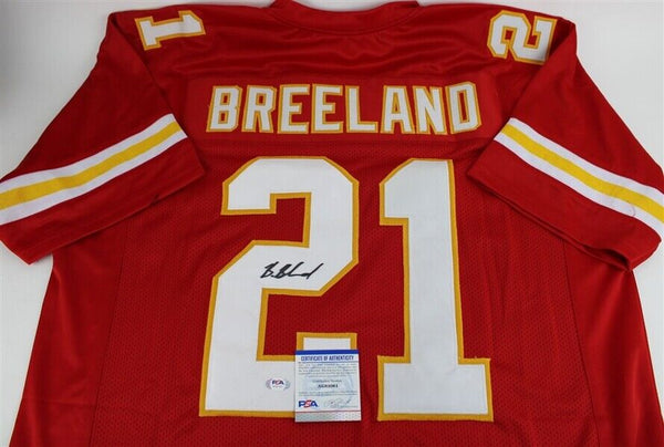 Bashaud Breeland Signed Kansas City Chiefs Jersey (PSA COA) Super Bowl –