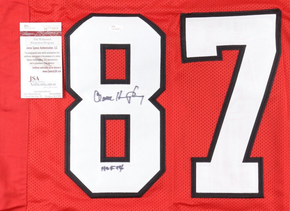 Claude Humphrey Signed Atlanta Falcons Jersey (JSA COA) 6xPro Bowl Defensive End