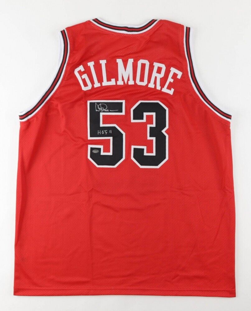 Eddy Curry Signed Chicago Bulls Jersey (Schwartz Sports COA) 2001 1st Rnd Pck #4