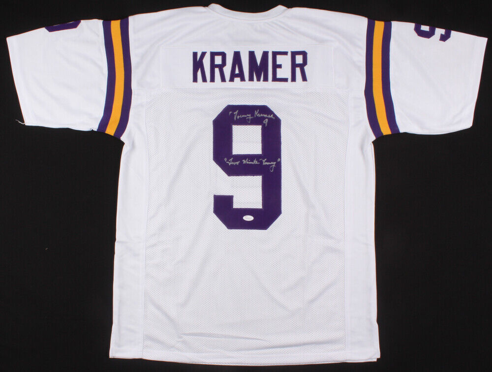Tommy Kramer Signed Minnesota Vikings Insb "Two Minute Tommy" Jersey (JSA COA)