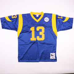 Kurt Warner Signed St. Louis Rams Jersey (JSA COA) Super Bowl XXXIV MVP Q,B.