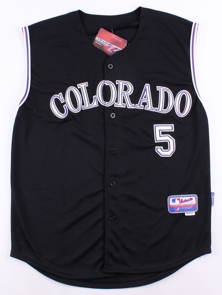 Carlos Gonzalez Signed Rockies Majestic MLB Jersey (JSA Hologram) 3×All-Star OF