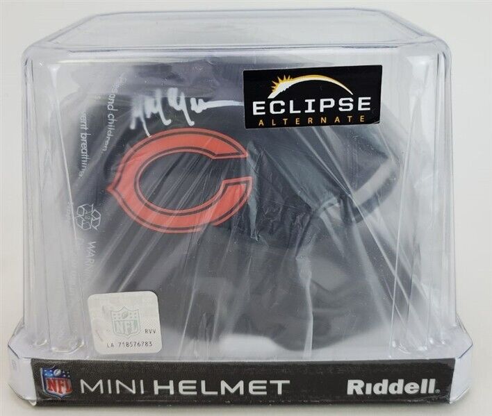 Mike Brown Signed Chicago Bears Eclipse Alternate Speed Mini Helmet (PSA COA) DB