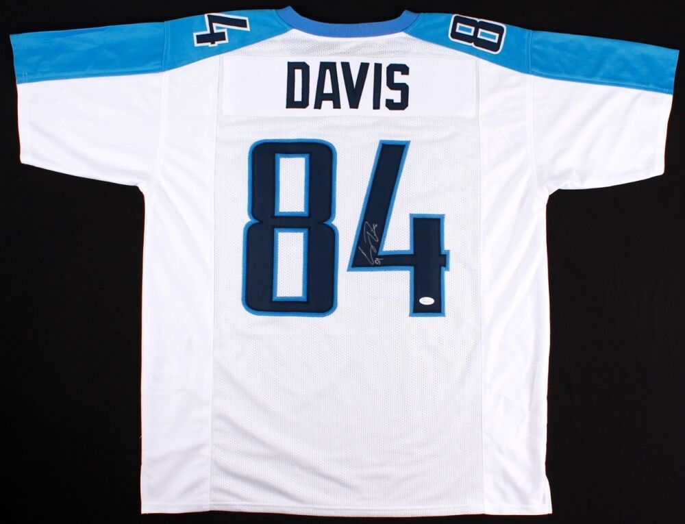 Corey Davis Signed Tennessee Titans Jersey /JSA 5th Overall Pick 2017 NFL Draft