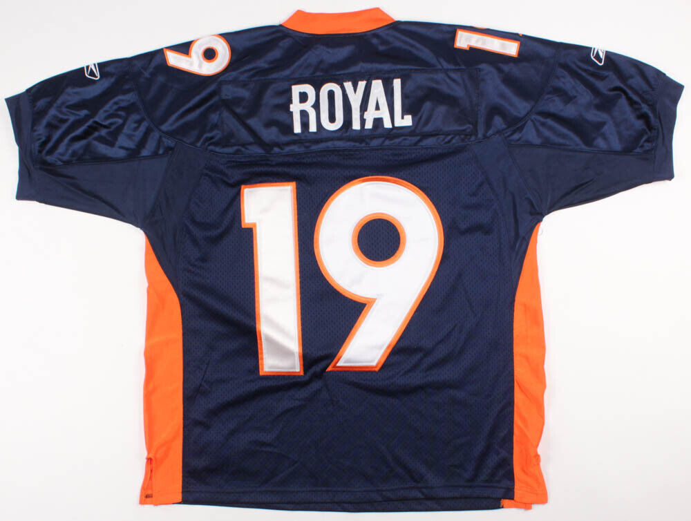 Eddie Royal Signed Denver Broncos Reebok NFL On Field Style Jersey (JSA COA)