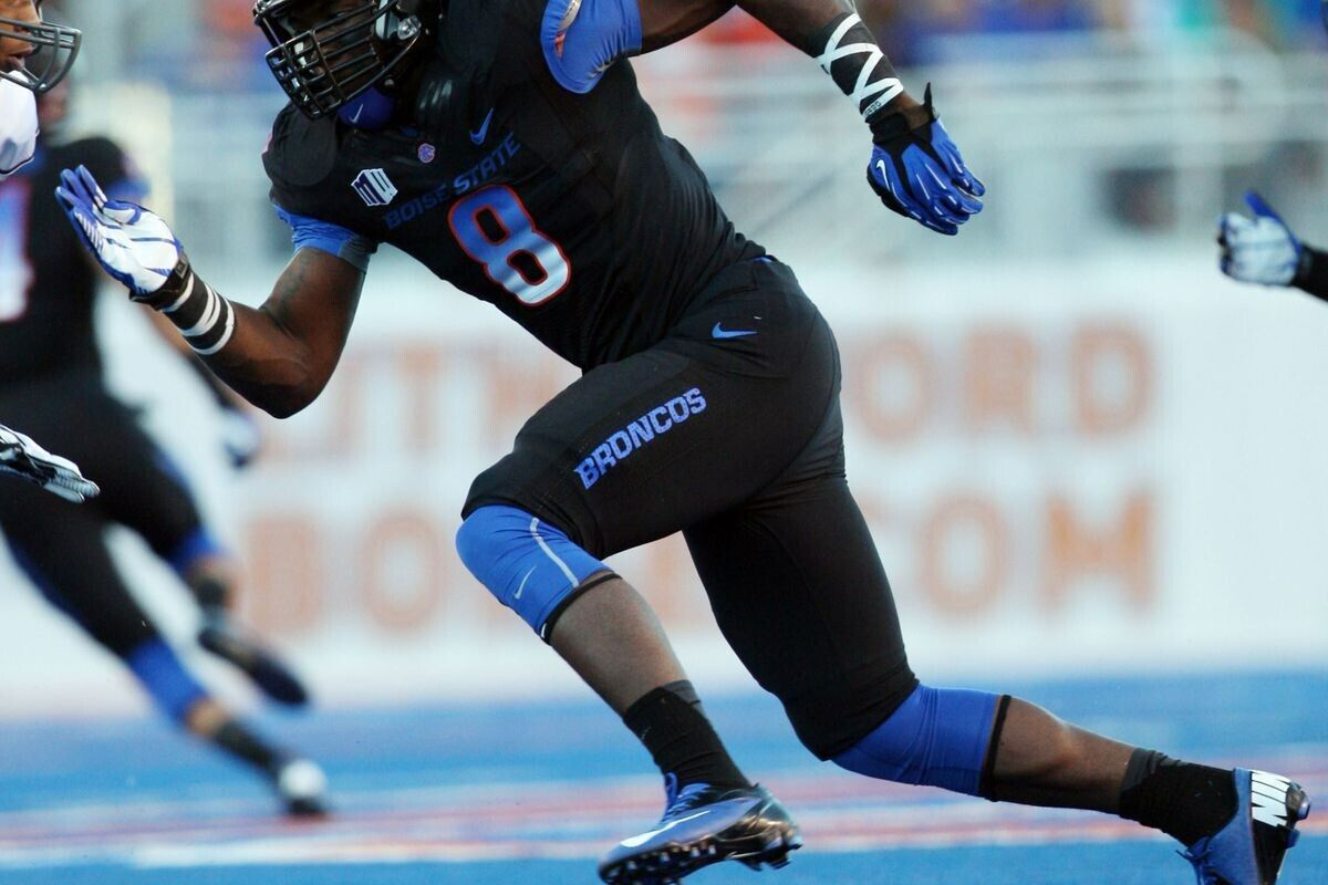 DeMarcus Lawrence Signed Boise State Broncos Jersey (Radtke Hologram)
