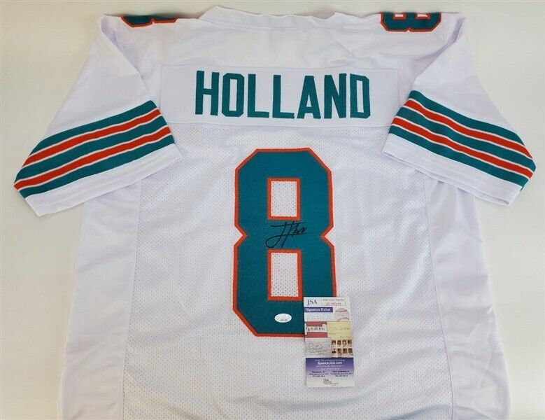 Jevon Holland Signed Miami Dolphins Jersey (JSA COA) 2021 2nd Round Draft Pk DB