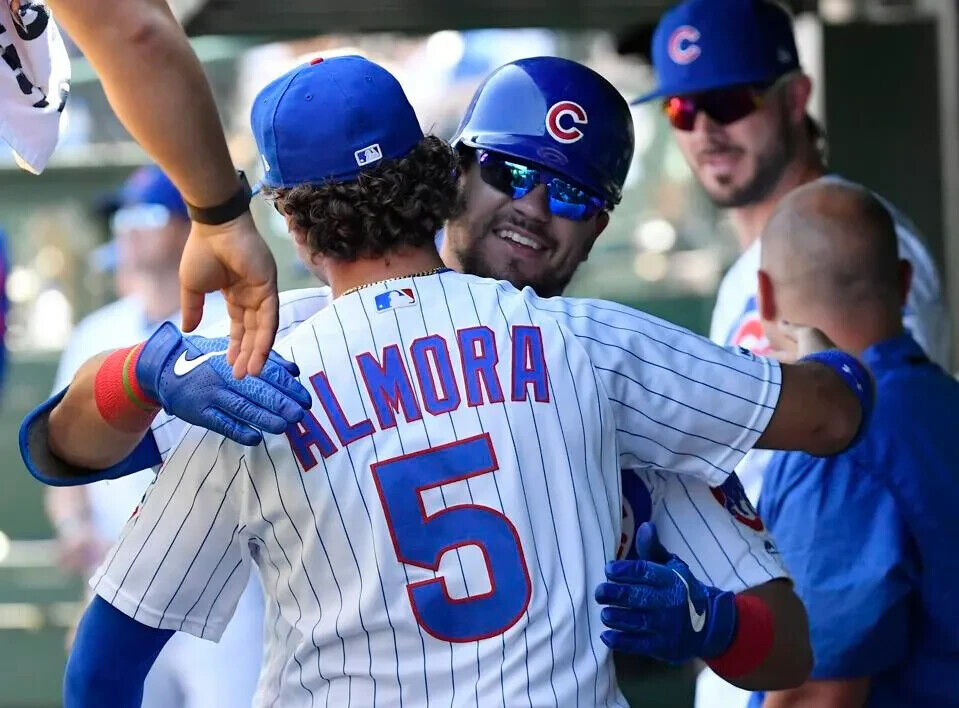Albert Almora Jr Signed Chicago Cubs Jersey "2016 World Series Champs" (Beckett)