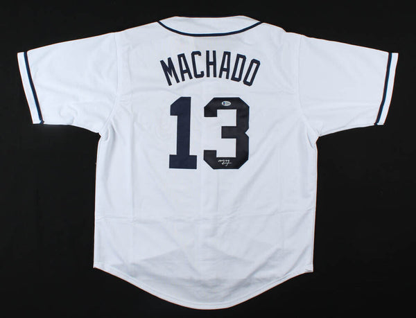 Manny Machado Signed San Diego Padres Jersey / 3×All-Star 3rd Base (Be –