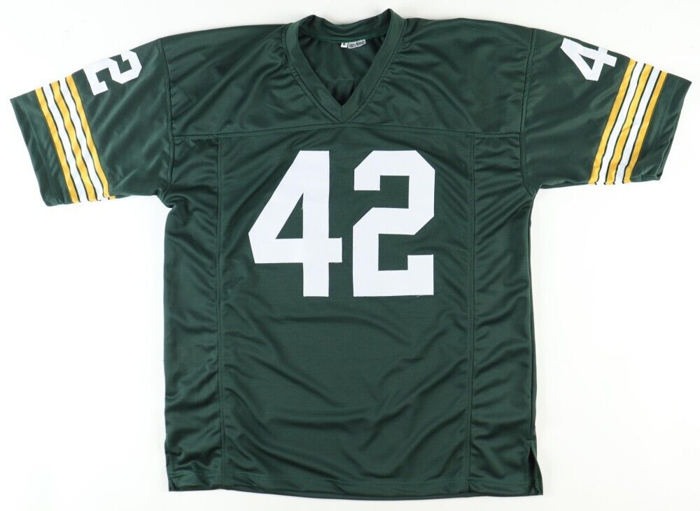 John Brockington Signed Packers Jersey (JSA COA) Green Bay 1st Round Pck 1971 RB
