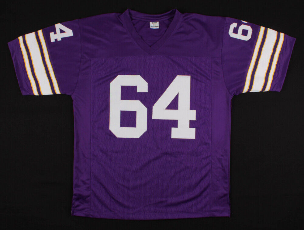 Randall McDaniel Signed Minnesota Vikings Jersey Inscribed "HOF 09" (JSA) O-Line