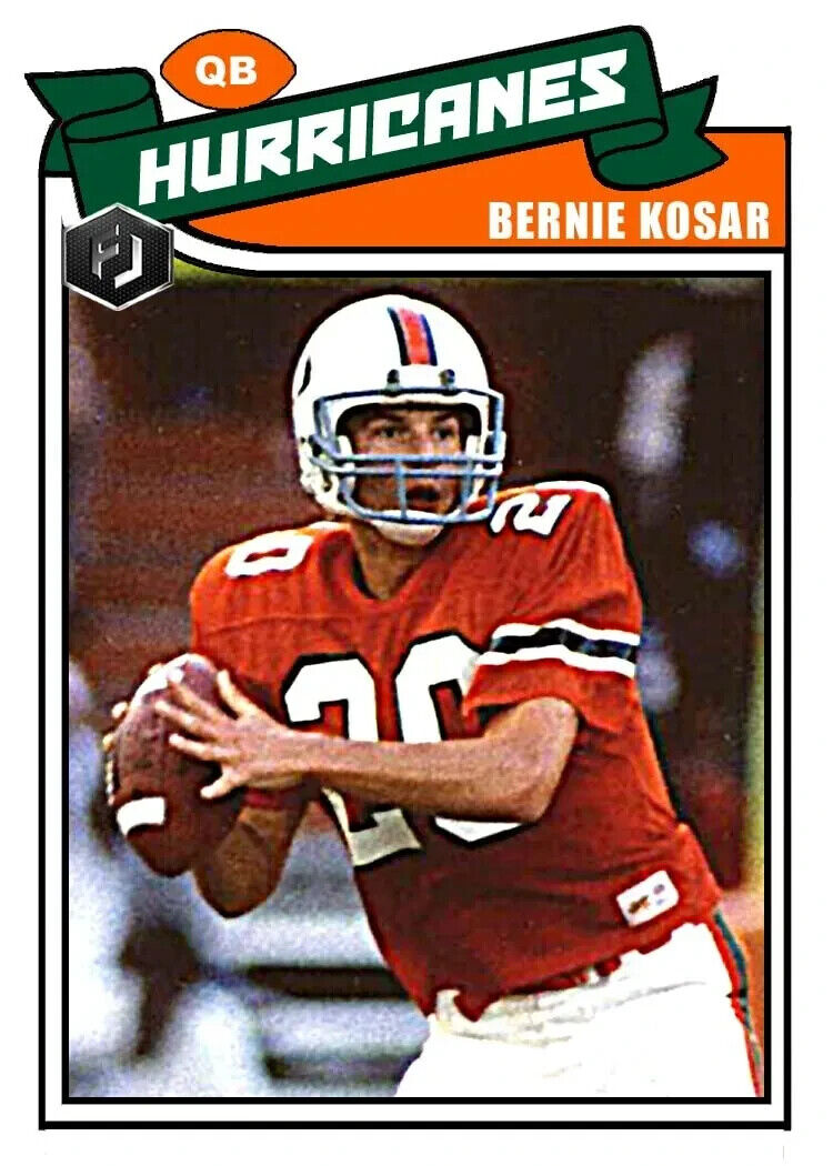 Bernie Kosar Signed Miami Hurricanes Jersey (PSA COA) 1983 National Champion Q.B
