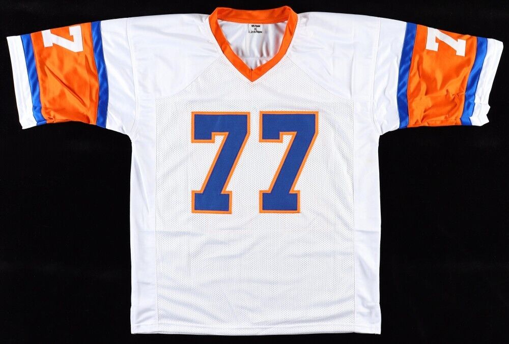 Karl Mecklenburg Signed Denver Broncos Jersey (JSA COA) 6xPro Bowl Linebacker