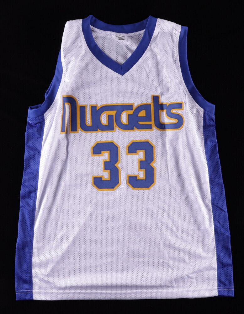 David Thompson Signed Denver Nuggets Jersey (JSA COA) 4xAll Star Shooting Guard