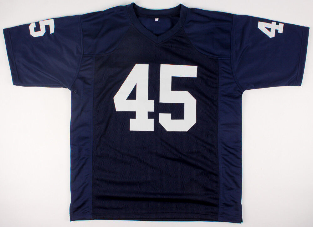 Rudy Ruettiger Signed Notre Dame Fighting Irish Jersey (JSA) Notre Dame Legend