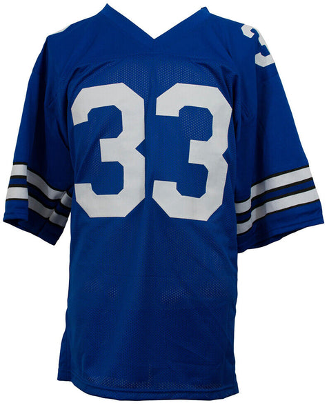 Tony Dorsett Autographed/Signed Pro Style White XL Jersey HOF BAS