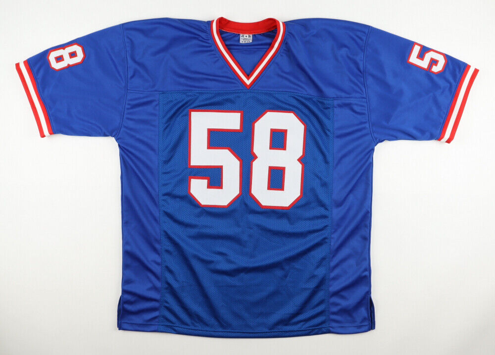 Carl Banks Signed New York Giants Jersey (Steiner) 2×Super Bowl Champ XXI, XXV