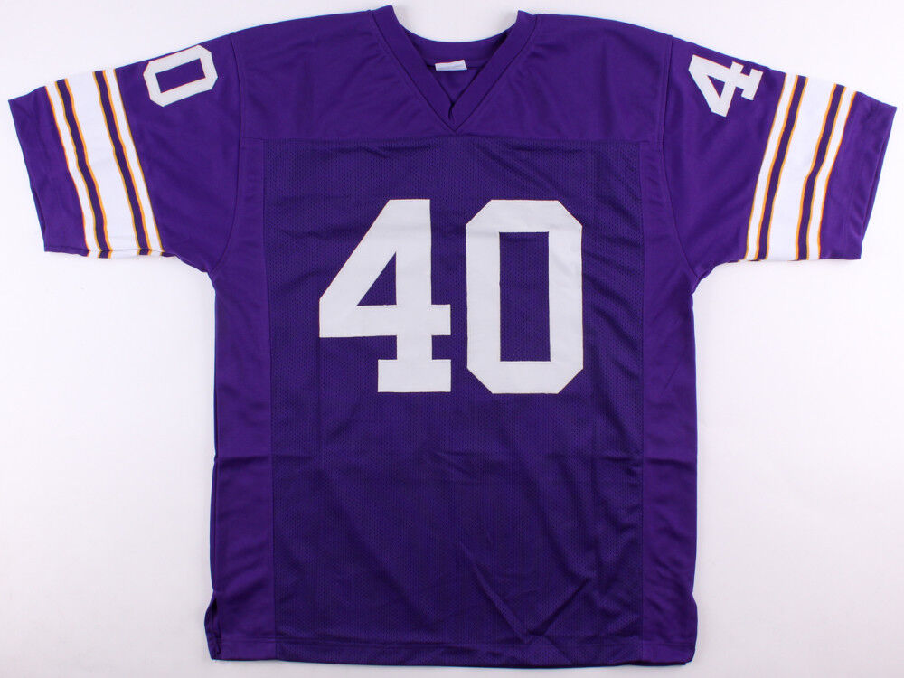 Charlie West Signed Vikings Jersey (JSA COA) NFL Champion (1969) Defensive Back