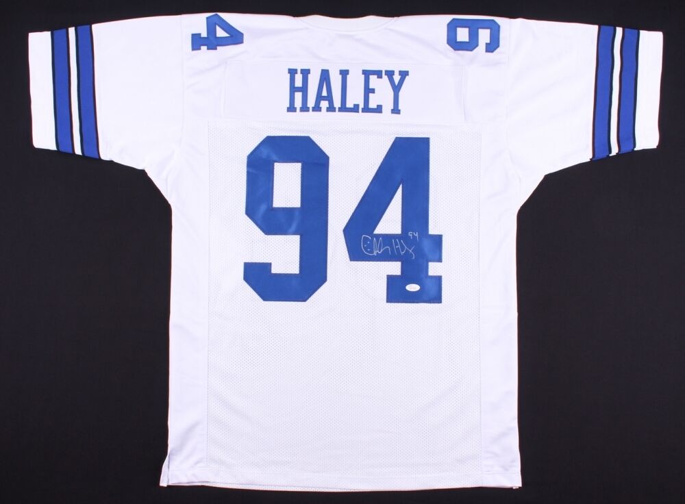 Charles Haley Signed Dallas Cowboys Jersey (JSA COA) 5xSuper Bowl Champion