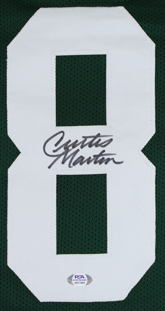 Curtis Martin Signed New York Jets Jersey (PSA COA) 5xPro Bowl Running Back