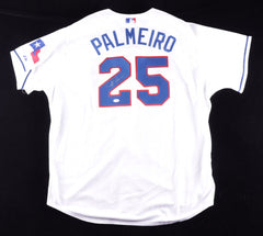 Rafael Palmeiro Signed Texas Rangers Majestic MLB Style Jersey (JSA Hologram)