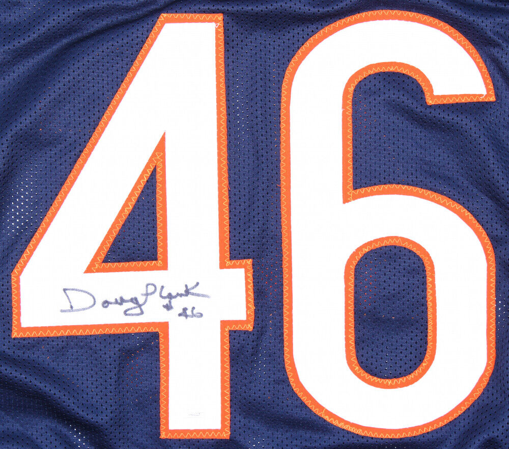 Doug Plank Signed Chicago Bears Jersey (JSA COA) 1975 Draft Pk Ohio State Safety