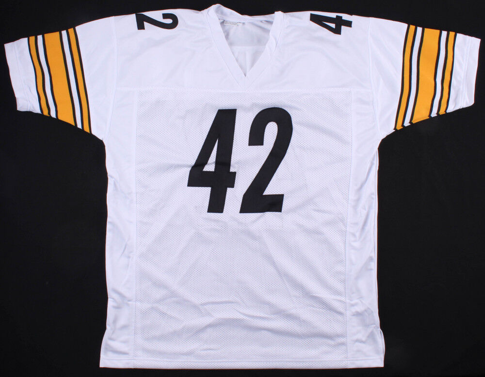 Morgan Burnett Signed Steelers White Jersey (TSE COA) Pittsburgh Strong Safety