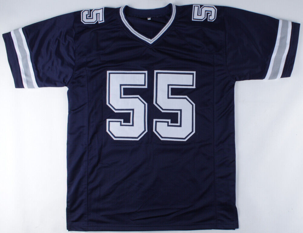 Leighton Vander Esch Signed Cowboys Jersey (Beckett COA) Dallas 2018 #1 Drft Pk