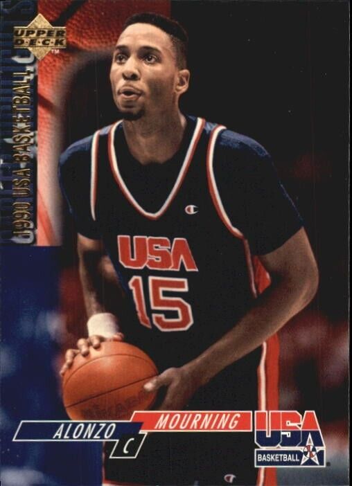 Alonzo Mourning Signed Team USA Jersey (JSA COA) 2000 Sydney Summer Olympics