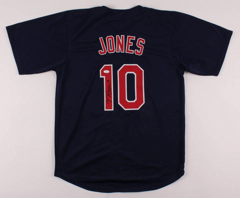 Nolan Jones Signed Indians Jersey (JSA Holo)Cleveland's #1 Minor League Prospect