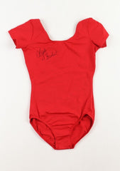 Olga Korbut Signed Red Danskin Leotard (JSA)