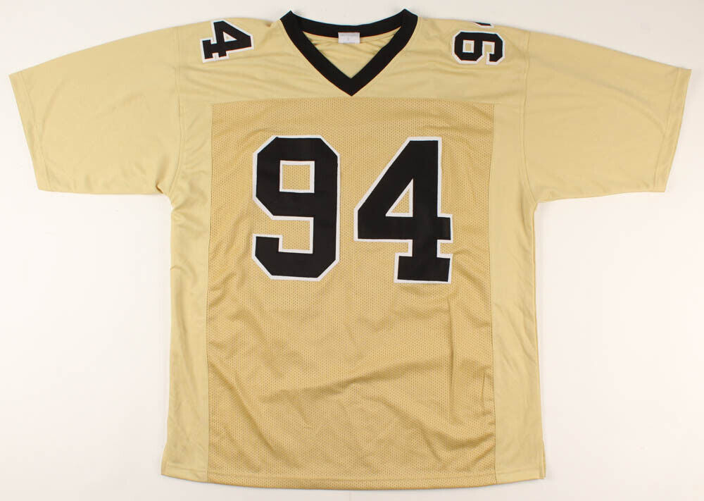 Cameron Jordan Signed New Orleans Saints Gold Jersey (JSA COA) 3×Pro Bowl D.E.